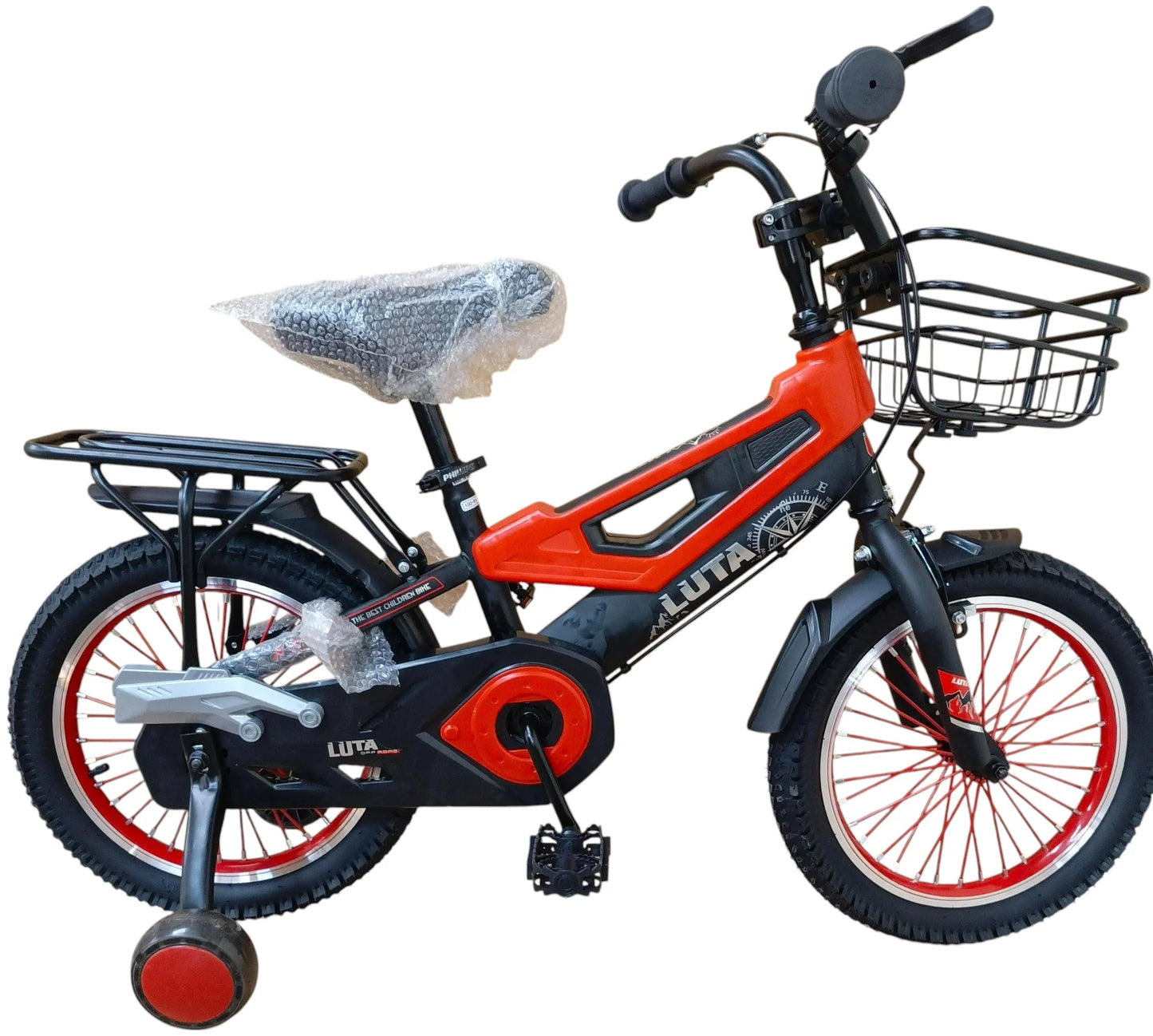 Luta 16″ Kids’ Bike with Back Seat