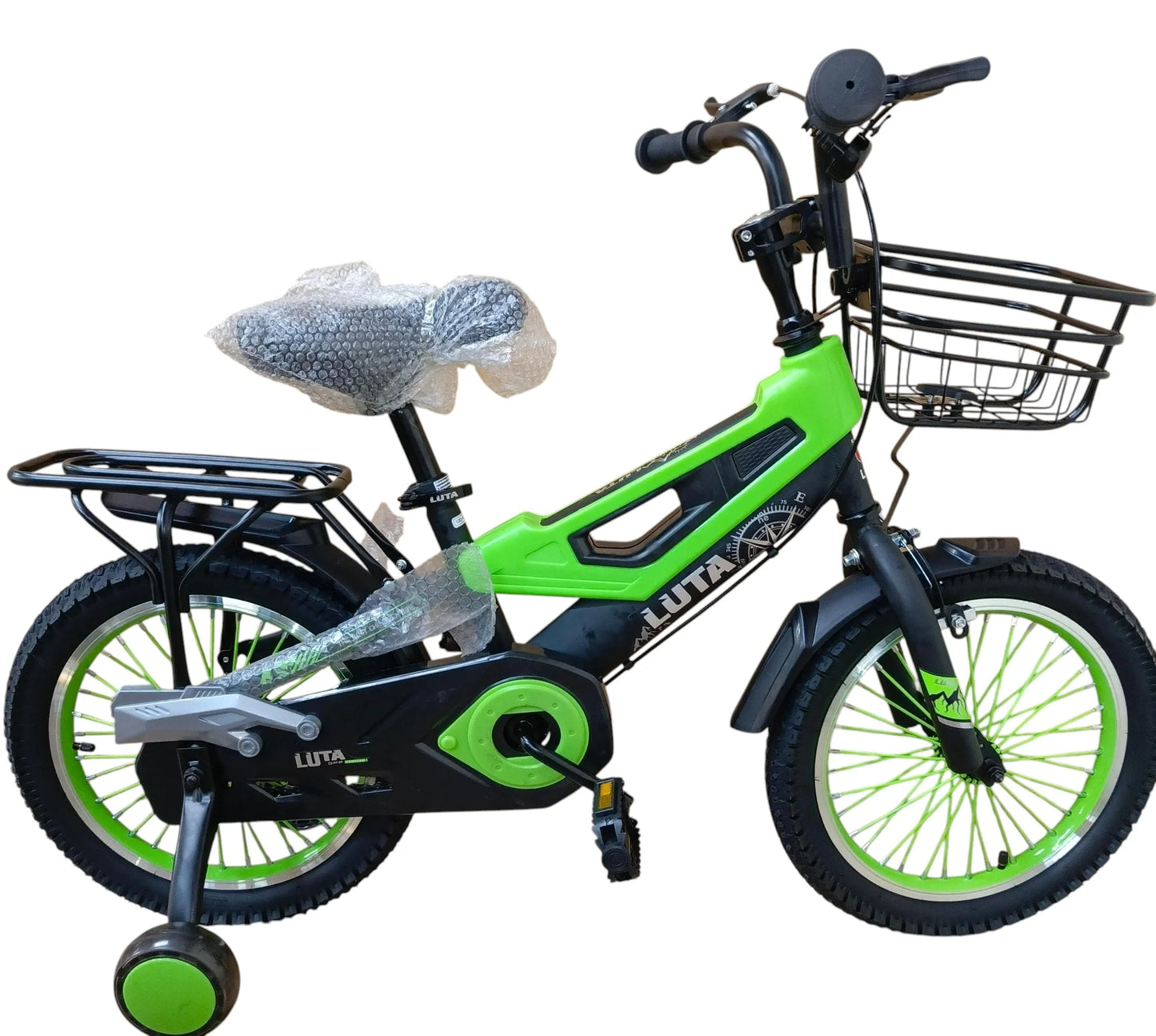 Luta 16″ Kids’ Bike with Back Seat